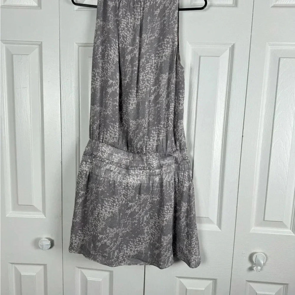 Ramy Brook Snake Print Wrap Drawstring Waist Band Sleeveless Mini Dress - Picture 7 of 11